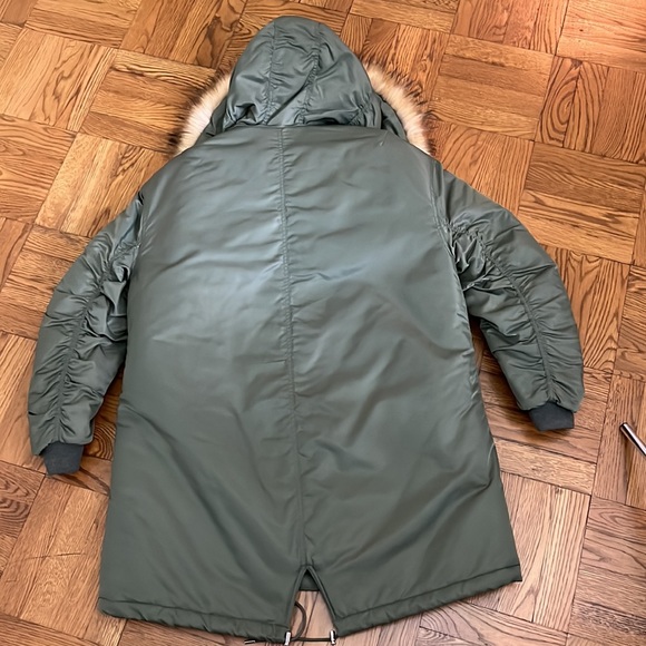 The Kooples Oversized “Leased” Parka | Sz 1/XXL - Picture 11 of 11